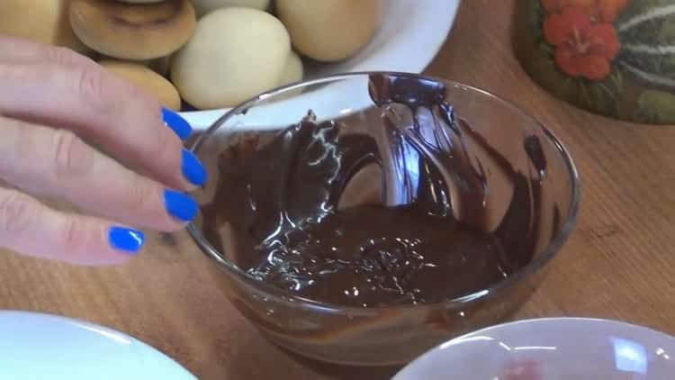 Направете шоколадови бисквитки