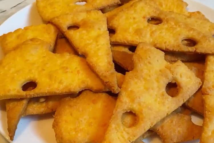 Сирене бисквитки - много проста рецепта за крекери