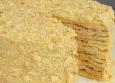 Puff cake Stepka-rasterka: hakbang-hakbang na recipe na may larawan