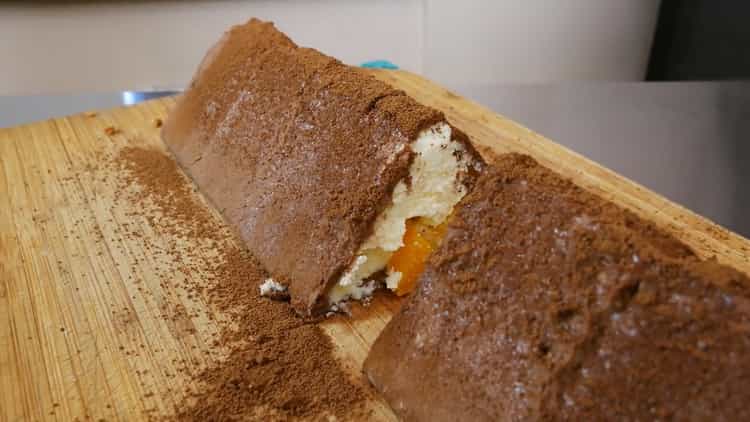 Πώς να κάνετε ένα κέικ χωρίς ψήσιμο μπισκότων και τυρί cottage