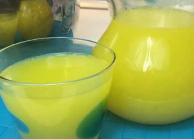 عصير الليمون من البرتقال حسب وصفة خطوة بخطوة مع صورة