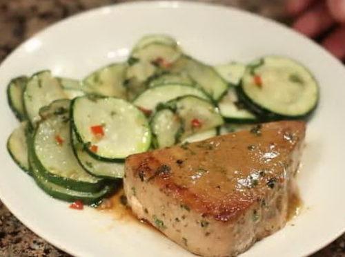 Tuna fillet: hakbang-hakbang na recipe na may larawan