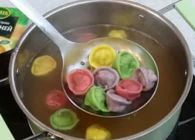 Kulay dumplings hakbang-hakbang na recipe na may larawan