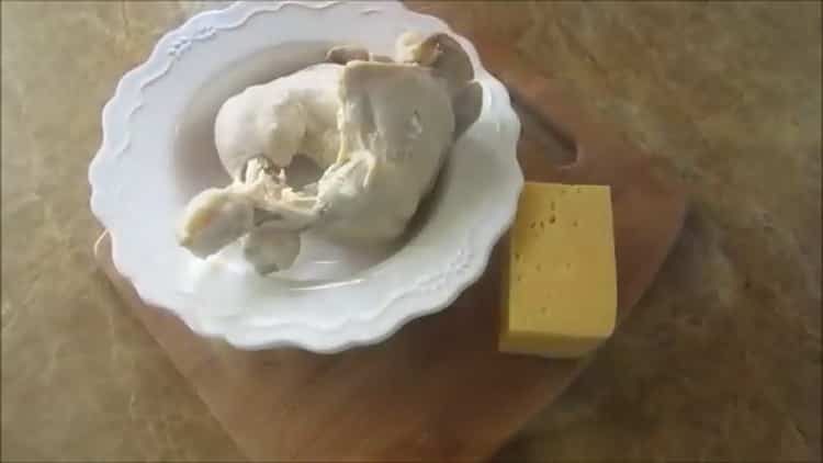 Vařte kuře na mexický plochý chléb