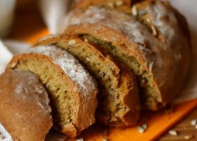 Chléb Kefir bez kvasinek recept krok za krokem s fotografií