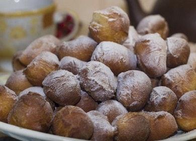 Въздушен Баурсак - проста рецепта за татарски десерт