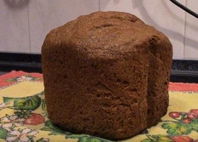 Gotvim-maustettu Borodino-leipä leipäkoneessa: resepti, jossa on vaiheittaiset valokuvat ja videot.