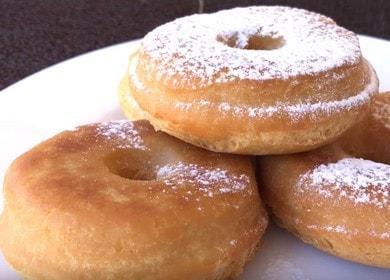 Wie man leckere Donuts ohne Hefe Schritt für Schritt kochen lernt