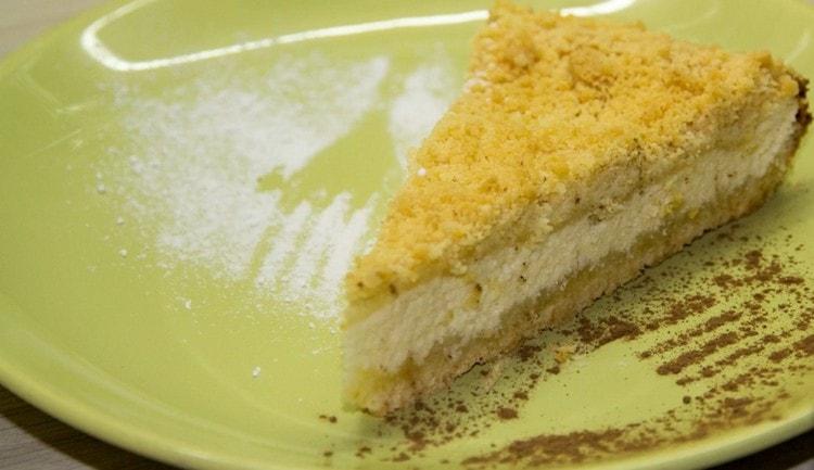 Το γαλλικό cheesecake με τυρί cottage, η συνταγή του οποίου περιγράφεται σε αυτό το άρθρο, αποδεικνύεται εξαιρετικά νόστιμο.