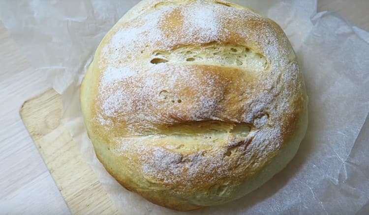 Itt süthet ilyen finom kenyeret a kemencében száraz élesztőn.