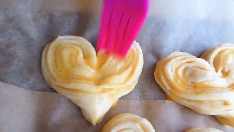 Muffinssisydämet sokerilla: askel askeleelta resepti valokuvien avulla