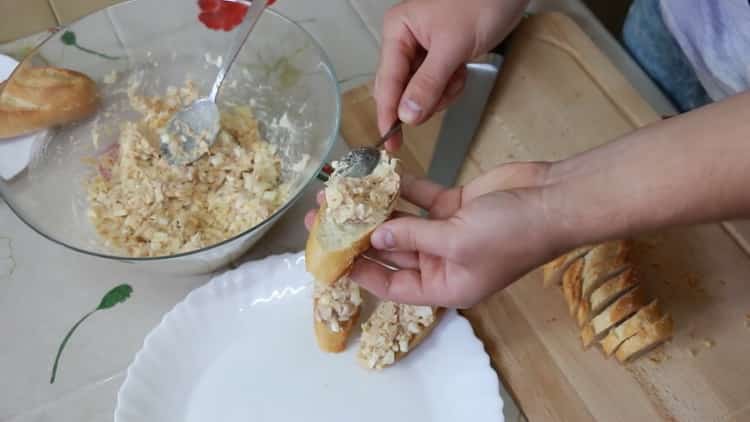 Tonhal szendvicsek lépésről lépésre recept fényképpel
