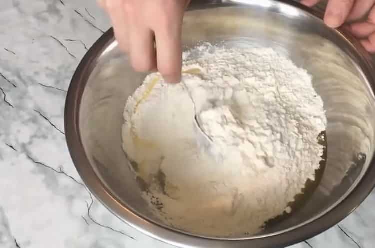 Norėdami gaminti šviežias tortilijas, paruoškite ingredientus
