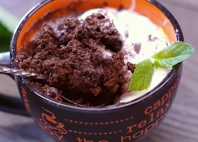 Μια συνταγή για μια ευαίσθητη muffin σοκολάτας χωρίς αυγό - τα μυστικά του ψησίματος στο φούρνο μικροκυμάτων