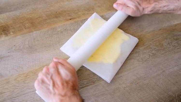 Roll máslo, aby se kruvssans