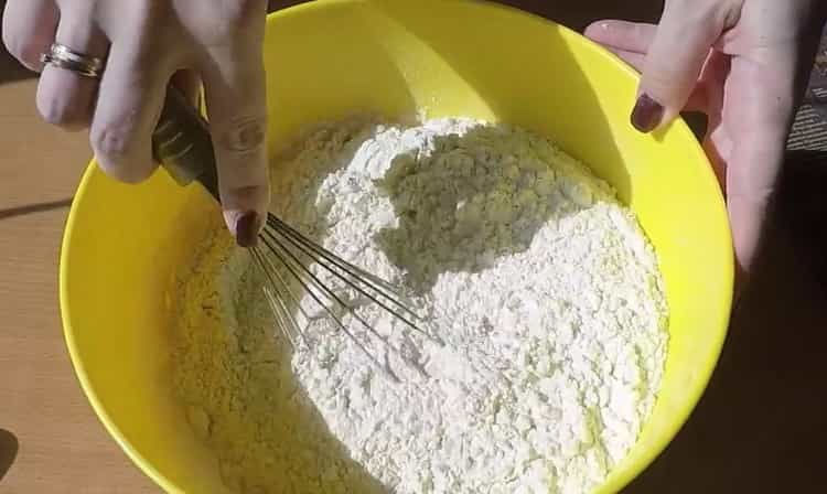 A tojássárgáján sütemény elkészítéséhez készítse elő az összetevőket