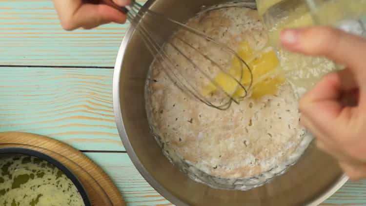Για να δημιουργήσετε ένα κέικ με κεφίρ, προσθέστε λάδι