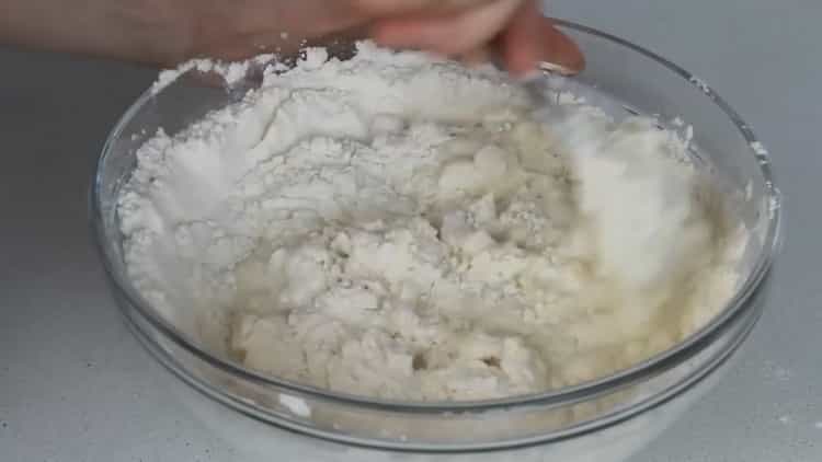 Szitál lisztet tortilla készítéséhez