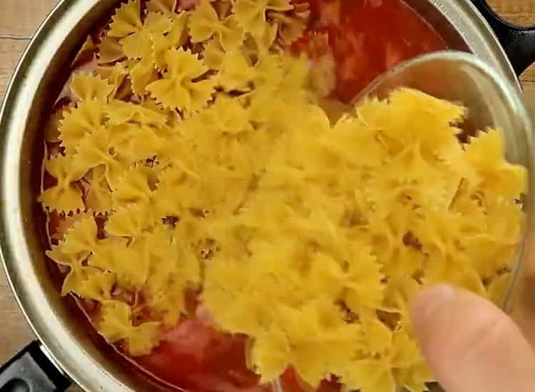 Lisää pasta, kun haluat keittää pastaa