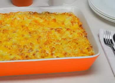 American pasta cheese casserole na may oven 🍝
