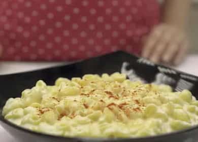 American recipe ng ulam - pasta na may keso sa isang pan 🍝
