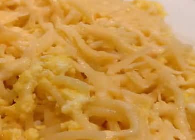 Pasta mit Ei und Käse - sehr lecker, schnell und einfach easy