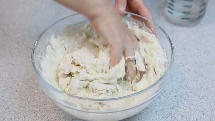 За да направите банички с бутер тесто, пригответе съставките
