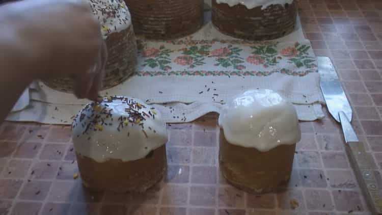 Vintage συνταγή Πασχαλινά κέικ με συνταγή βήμα προς βήμα με φωτογραφίες
