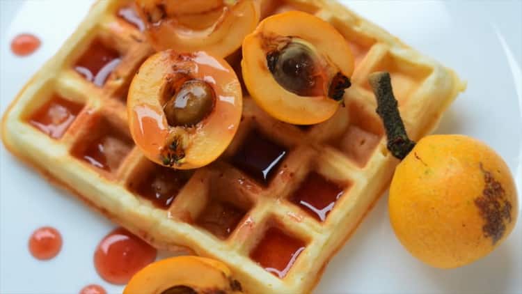 Mga curd waffles: isang hakbang-hakbang na recipe gamit ang mga larawan