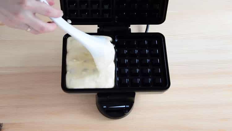 Per preparare i waffle, prepara la tecnica