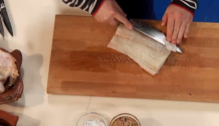 Per preparare il merluzzo sotto la marinata, preparare gli ingredienti