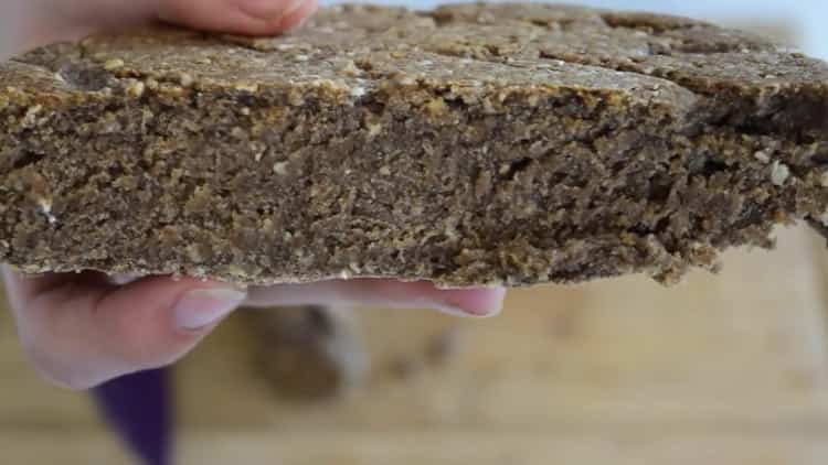 Brot im Ofen auf Kefir ohne Hefe nach einem Schritt-für-Schritt-Rezept mit Foto