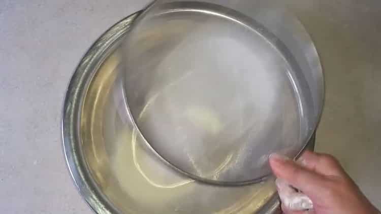 Szitál liszt tésztapaszták készítéséhez
