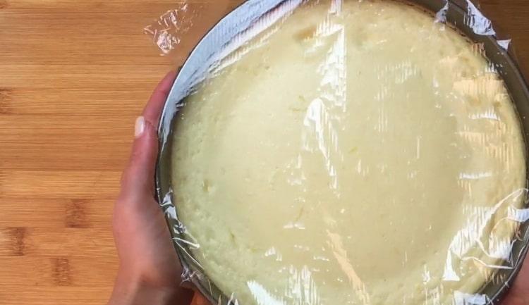 Klassinen juustokakku on valmis