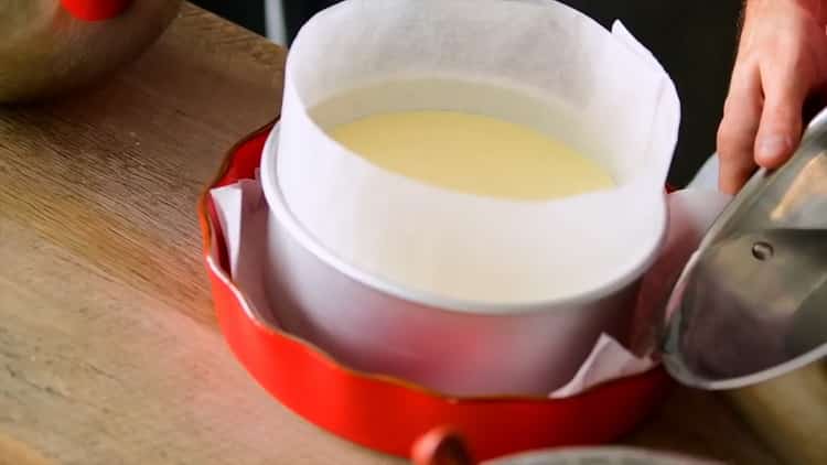 سخن الفرن لصنع فطيرة الجبن اليابانية