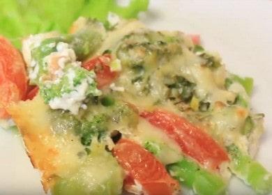 Ruokahalua tarjoava vuoka: upea tapa keittää parsakaalia juustoineen.