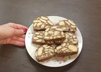 البسكويت الحلو ونقانق الكاكاو - وصفة بسيطة وسريعة دون الخبز 🍪