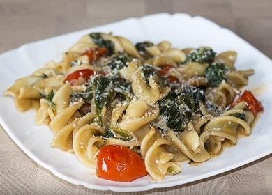 Spinach pasta - mabilis na maghanda, simple at masarap na ulam 🍝