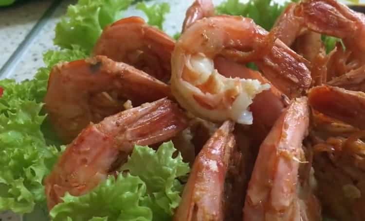 Jak vařit argentinské krevety v česnekové omáčce