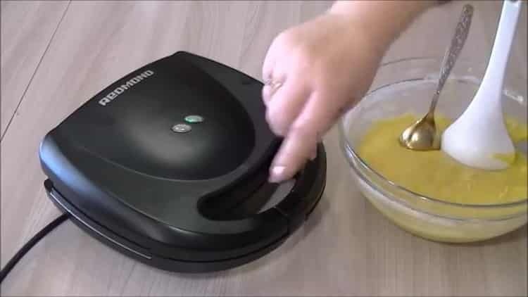 Prepara la tecnica per preparare i waffle