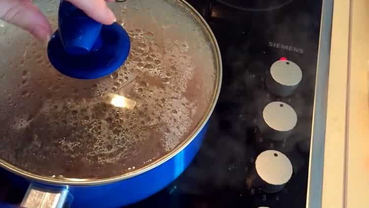 Per preparare le lenticchie, prepara gli ingredienti