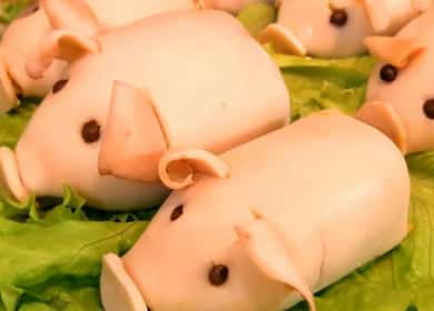 Töltött tintahal Miracle Pig - eredeti snack az ünnepi asztalon 🦑