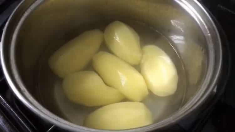 Kartoffelteig kochen