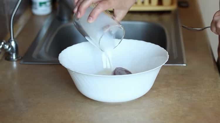 προετοιμάστε την κρέμα παγωτού brulee