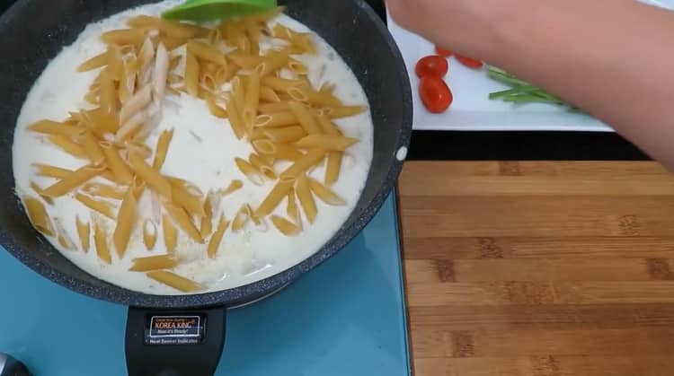 Adja hozzá a tésztát a tészta elkészítéséhez