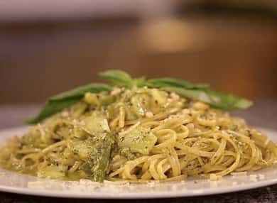 Uskomattoman herkullinen italialainen pasta pesto 🍝