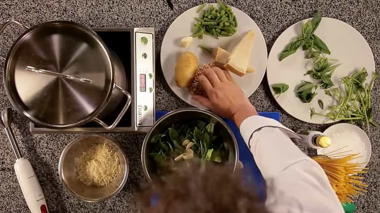 Μαγειρική Pesto Ζυμαρικά