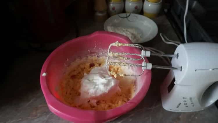 Gofri készítéséhez készítsen tésztát