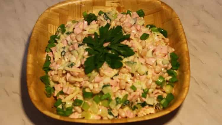 fehér bab saláta kész