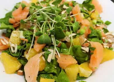 Insalata di spinaci e salmone - gustosa, succosa e sana 🥗